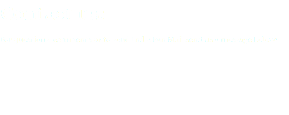 Contact us: For questions, comments or to send Indie Fan Mail send us a message below! 
